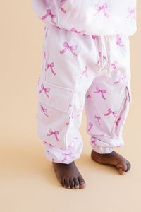 Cargo Jogger Set | Pink Bows