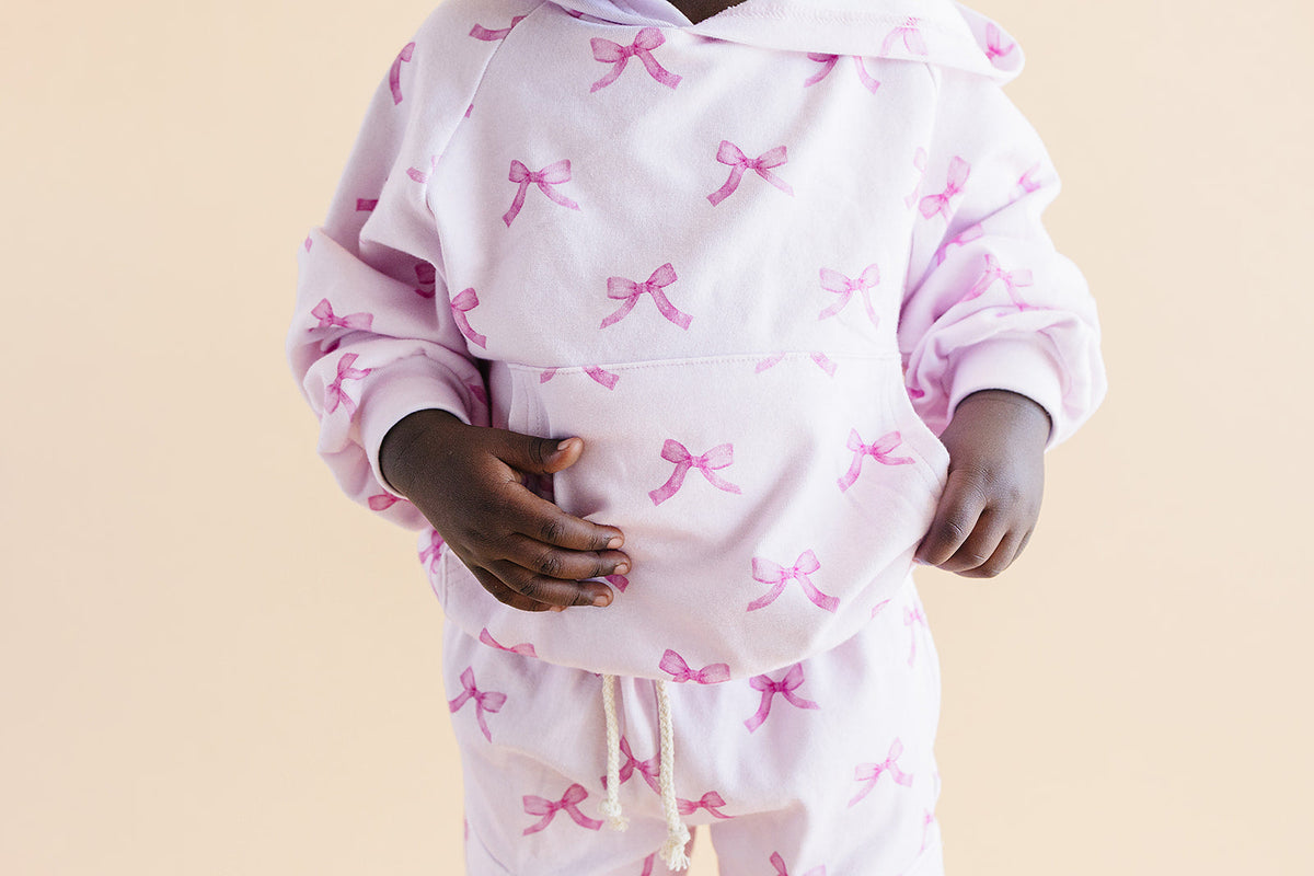 Cargo Jogger Set | Pink Bows