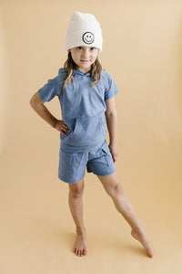 Cargo Shorts Set | Blue