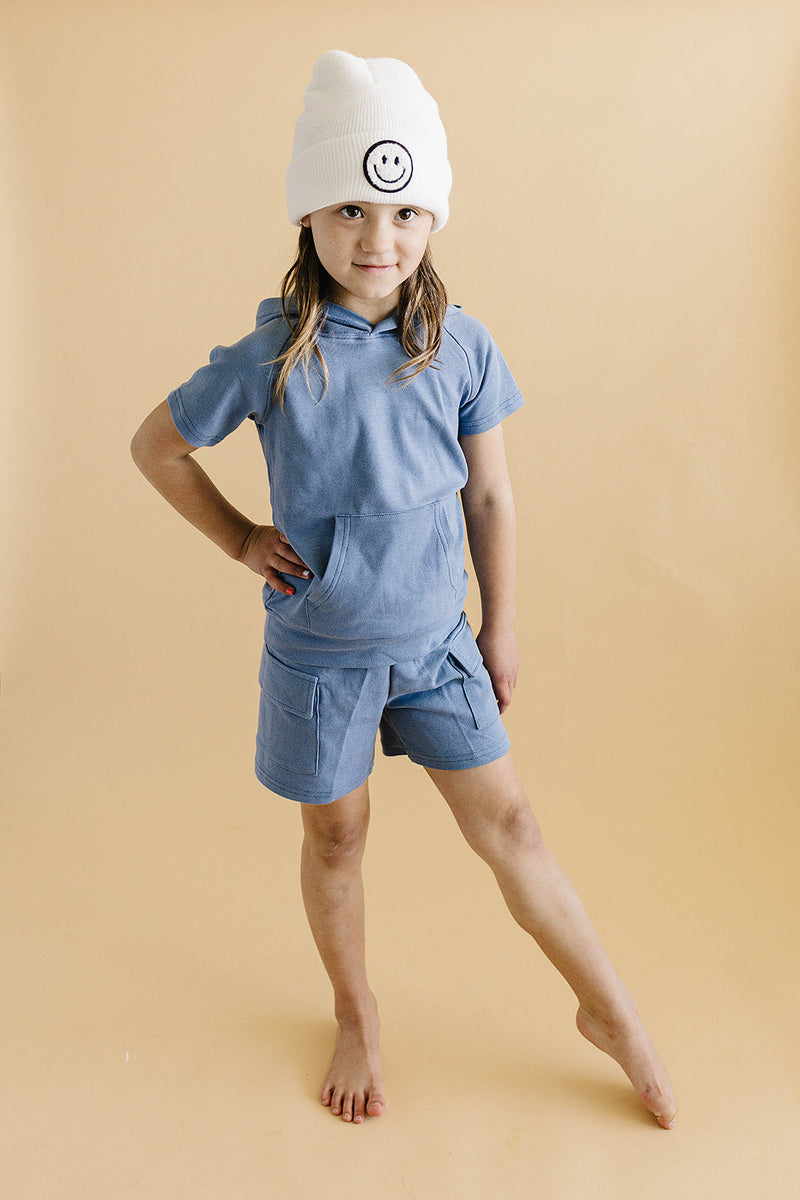 Cargo Shorts Set | Blue