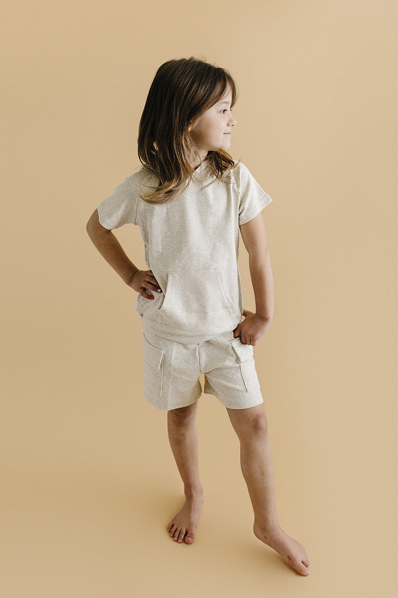 Cargo Shorts Set | Oatmeal