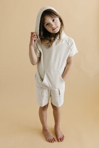 Cargo Shorts Set | Oatmeal