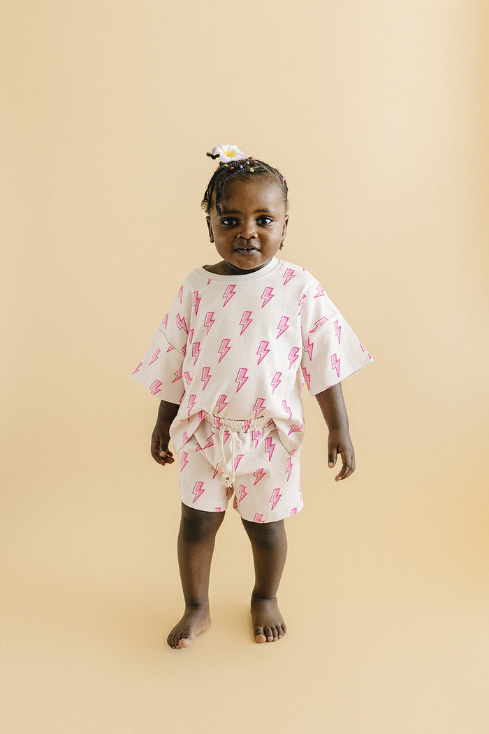 Shorts Set | Pink Bolts