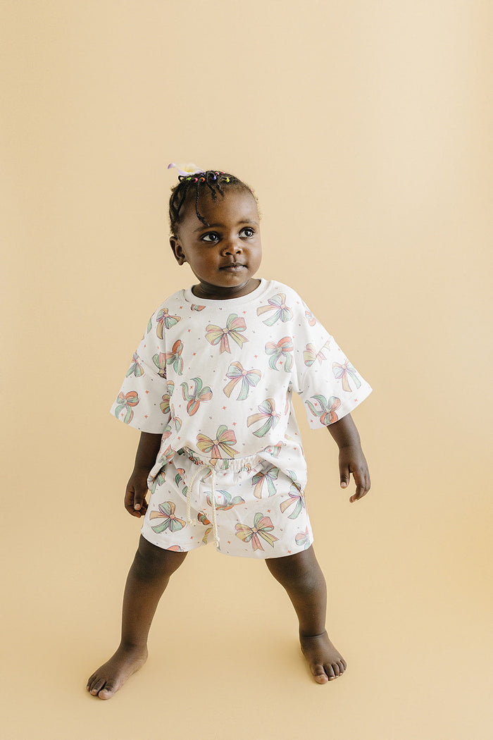 Shorts Set | Happy Bows