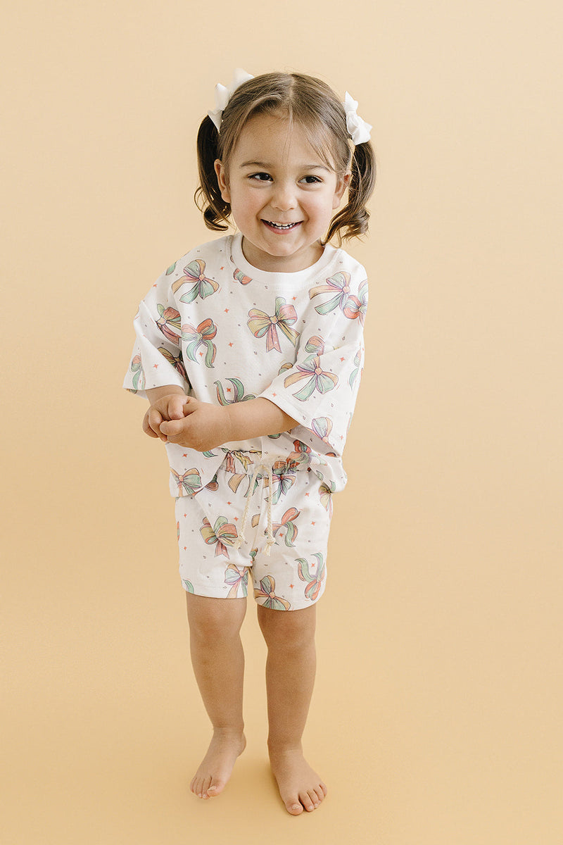 Shorts Set | Happy Bows