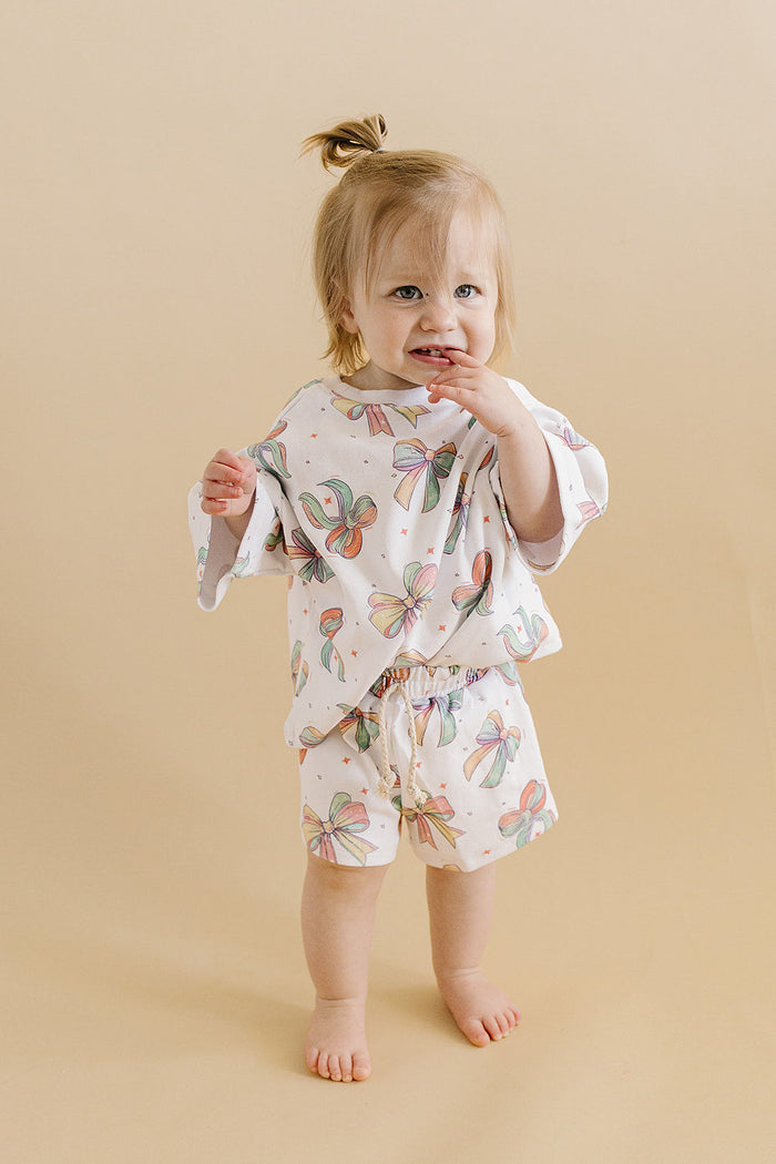 Shorts Set | Happy Bows