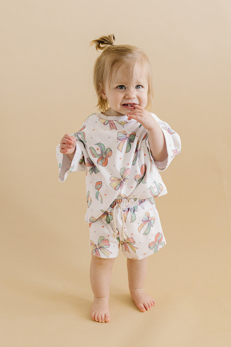 Shorts Set | Happy Bows