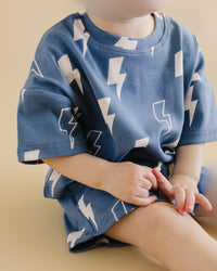 Shorts Set | Blue Bolts