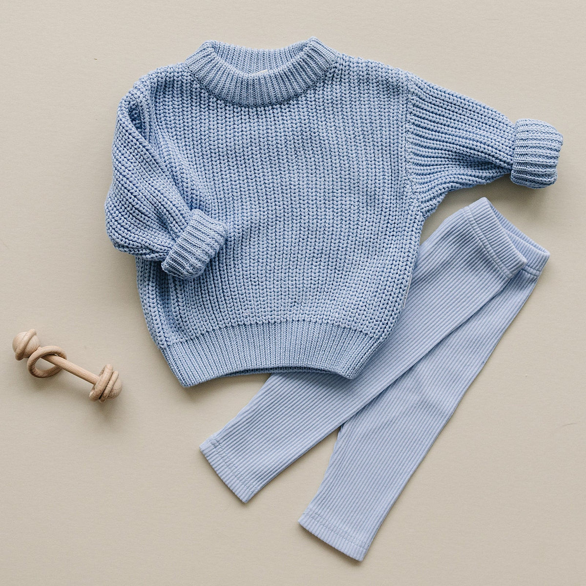 Chunky Knit Sweater | Blue