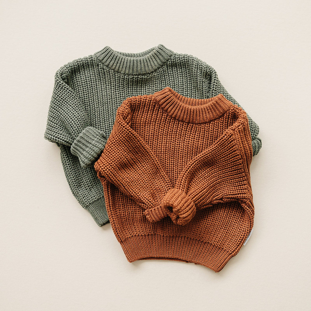 Chunky Knit Sweater | Rust