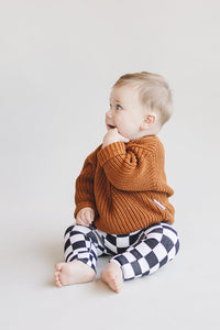 Chunky Knit Sweater | Rust