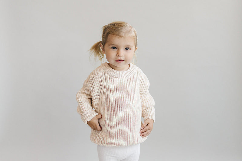 Chunky Knit Sweater | Vanilla