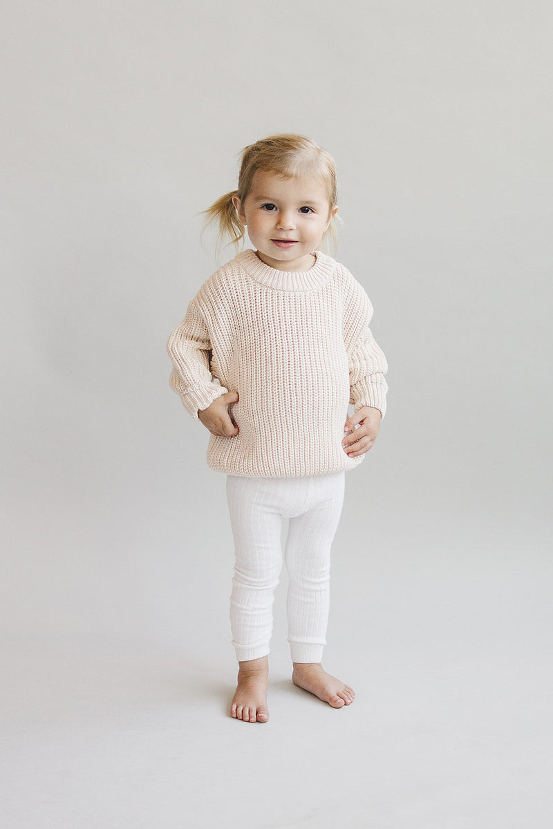 Chunky Knit Sweater | Vanilla
