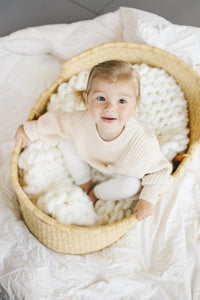 Chunky Knit Sweater | Vanilla