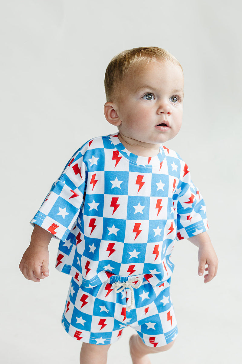 Shorts Set | Checks & Stars