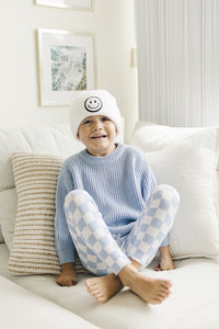 Chunky Knit Sweater | Blue