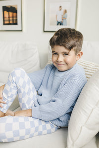 Chunky Knit Sweater | Blue