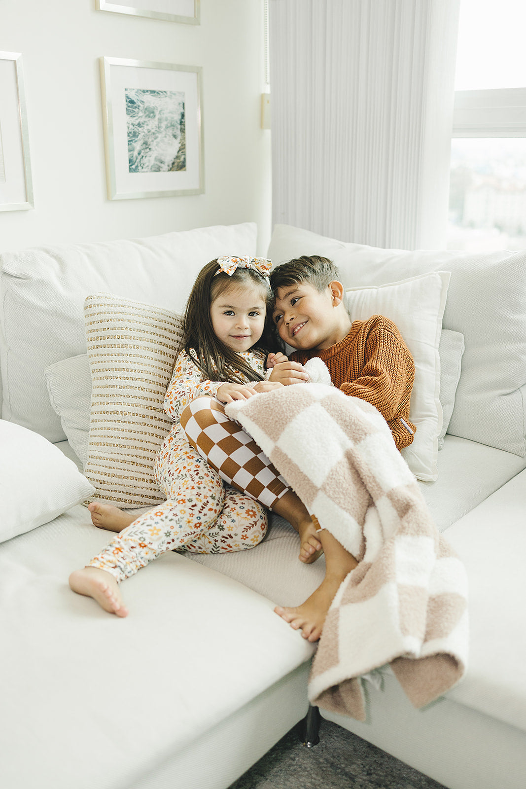 Bamboo Two Piece Set | Fall Flowers