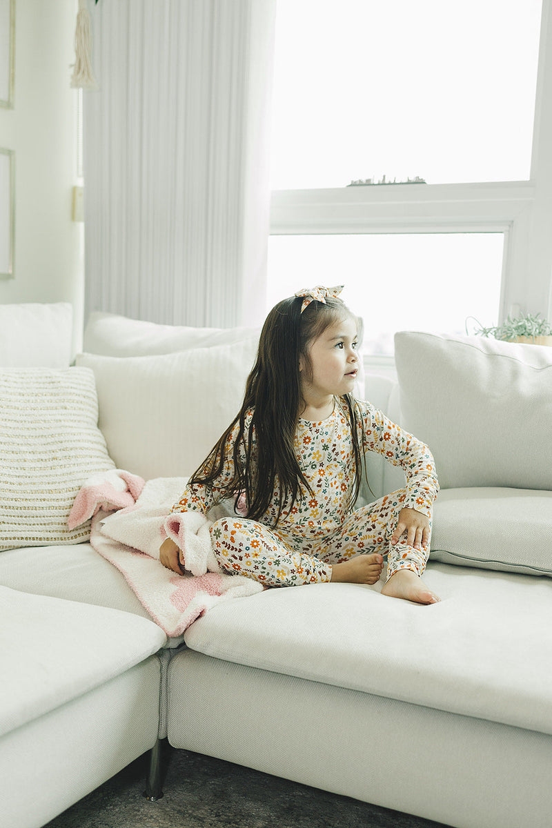 Bamboo Two Piece Set | Fall Flowers