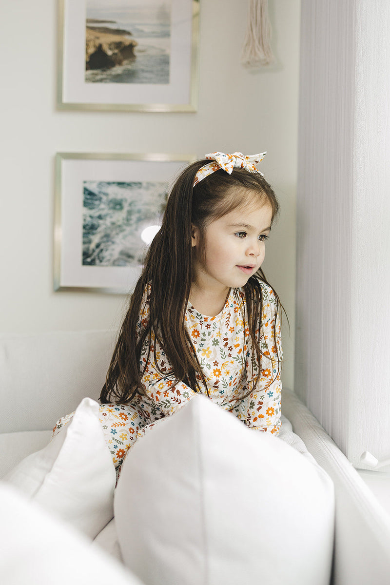 Bamboo Two Piece Set | Fall Flowers