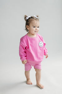 Biker Shorts Set | Pink