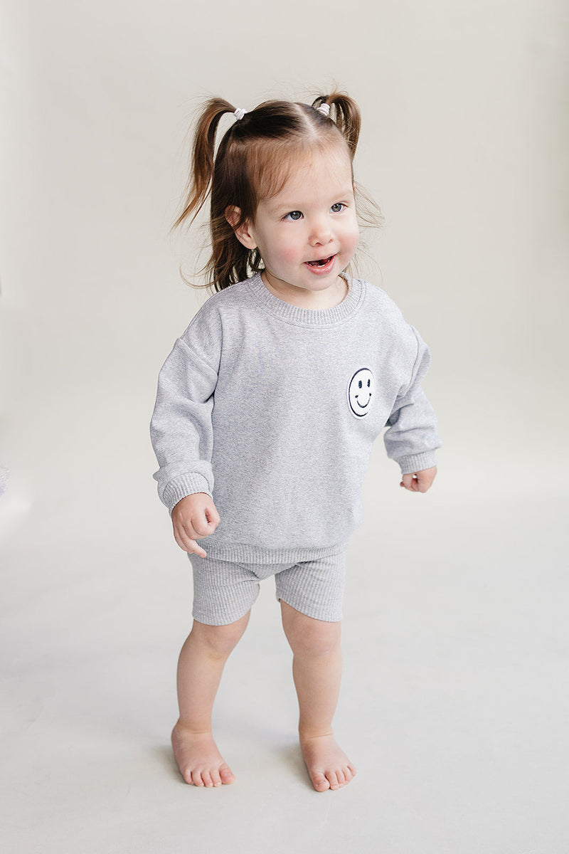 Biker Shorts Set | Gray