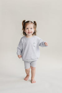 Biker Shorts Set | Gray