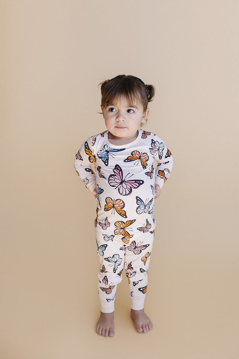 Bamboo Two Piece Set | Butterflies