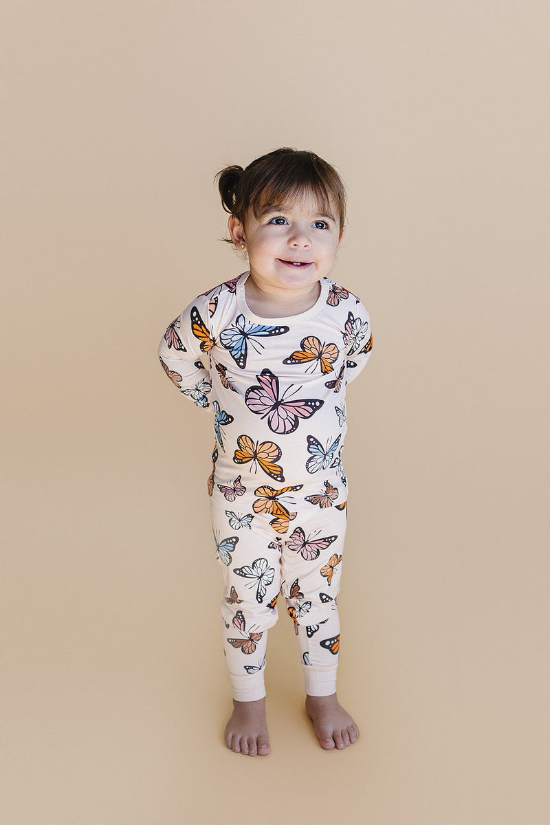 Bamboo Two Piece Set | Butterflies