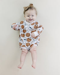 Bubble Romper | Milk & Cookies