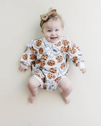 Bubble Romper | Milk & Cookies