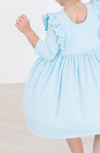 SALE Bluebird 3/4 Ruffle Twirl Dress