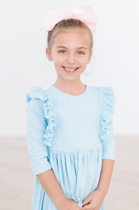 SALE Bluebird 3/4 Ruffle Twirl Dress