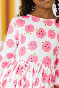 SALE Apple of My Eye 3/4 Sleeve Pocket Twirl Dress
