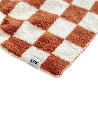 Checkered Plush Lovey | Copper