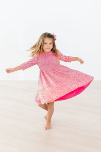 Hot Pink Sequin Dress