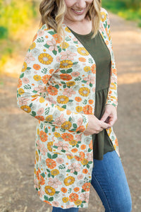 IN STOCK Classic Cardigan - Fall Boho Floral