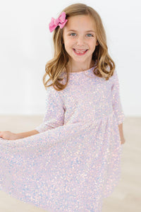 SALE Lavender Sequin Dress