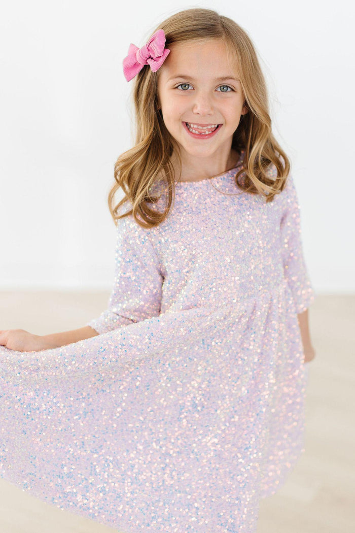 SALE Lavender Sequin Dress