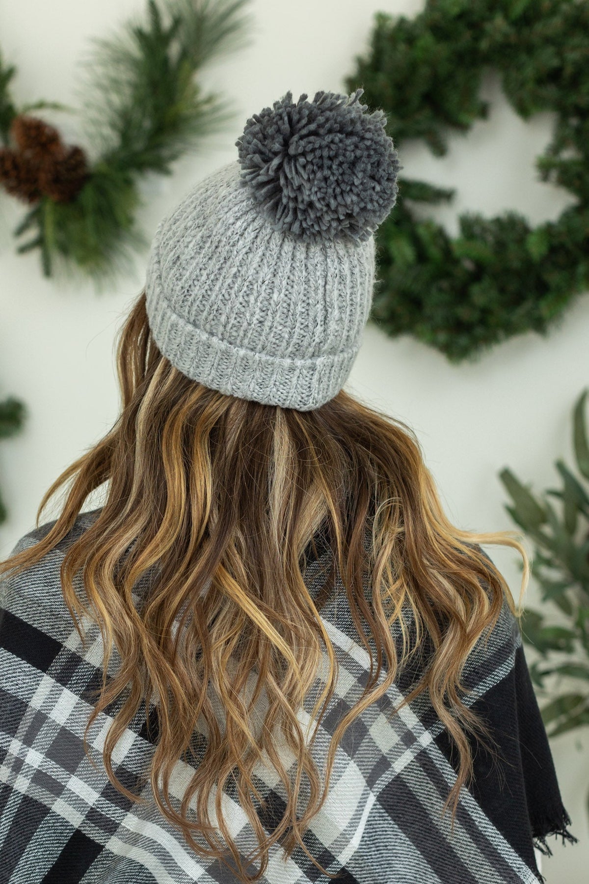 IN STOCK Heathered Gray Beanie - Mack and Mav Boutique 