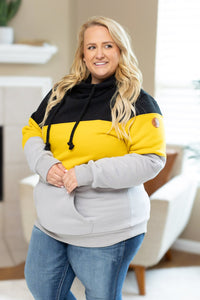 IN STOCK Lizzie Women's Hoodie | Pittsburgh Black, Yellow, Grey FINAL SALE