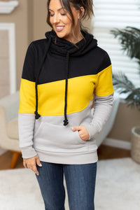 IN STOCK Lizzie Women's Hoodie | Pittsburgh Black, Yellow, Grey FINAL SALE