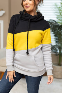 IN STOCK Lizzie Women's Hoodie | Pittsburgh Black, Yellow, Grey FINAL SALE