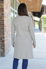 IN STOCK Knit Colbie Ribbed Cardigan - Mocha