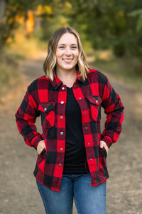 IN STOCK Norah Plaid Shacket - Buffalo Plaid