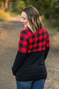 IN STOCK Natalie Pullover - Buffalo Plaid