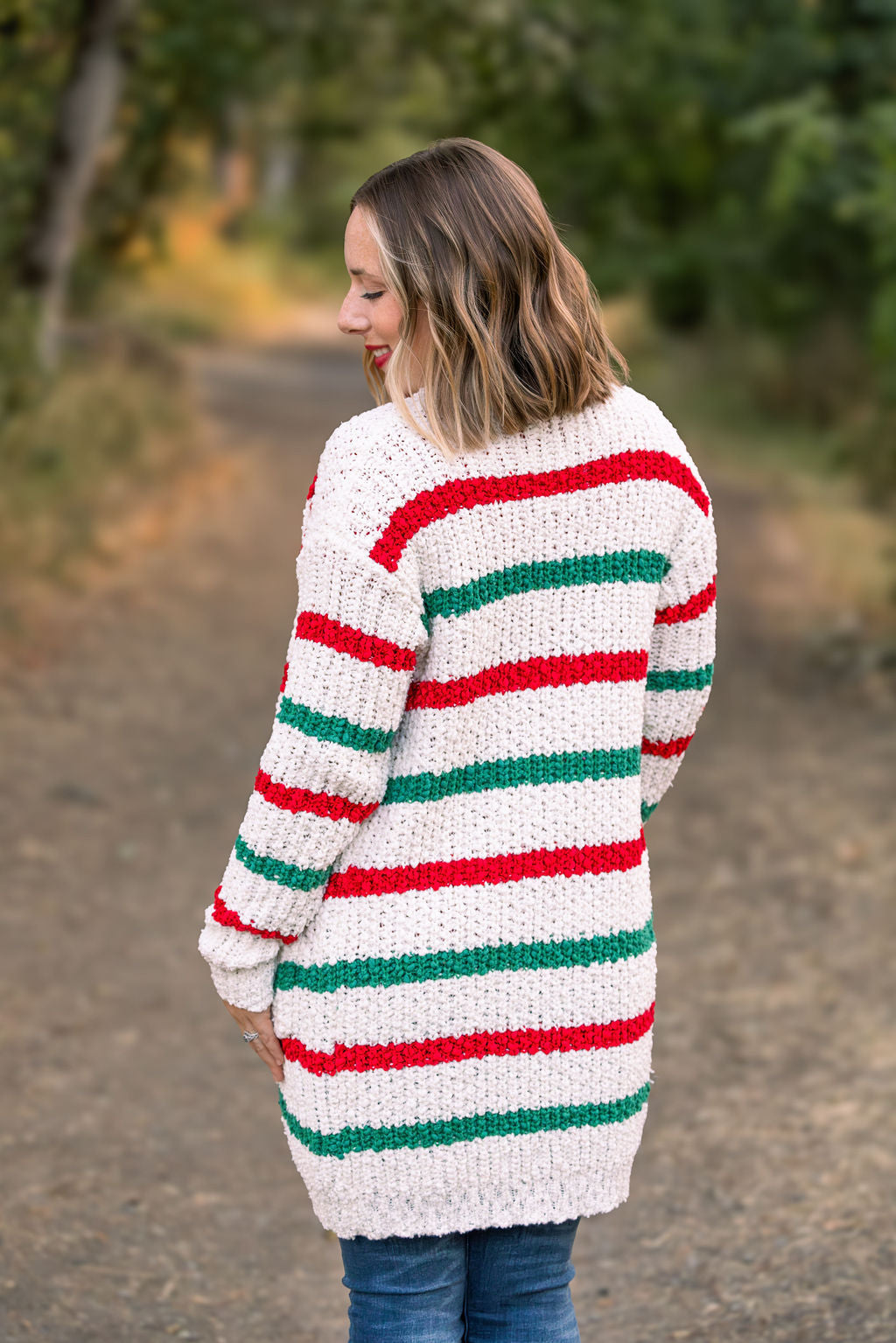 IN STOCK Christmas Stripe Cardigan