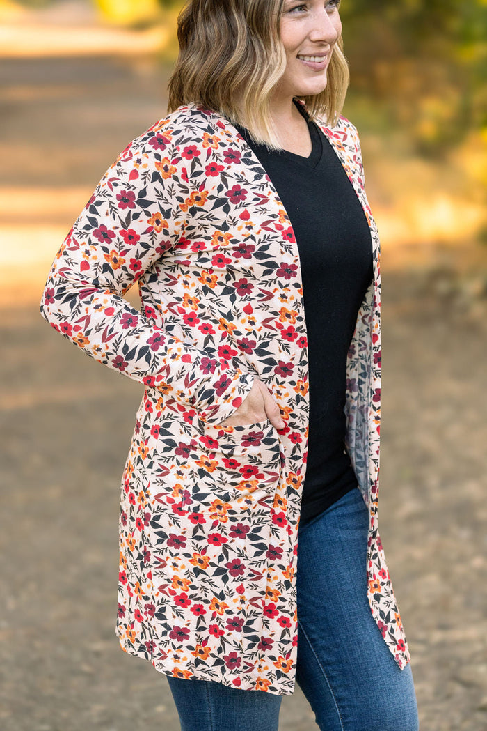 IN STOCK Classic Cardigan - Red Floral