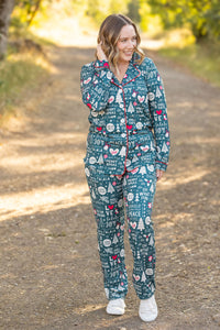 IN STOCK Evergreen Christmas Pajama Set FINAL SALE