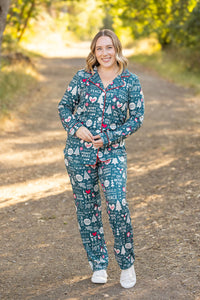 IN STOCK Evergreen Christmas Pajama Set FINAL SALE